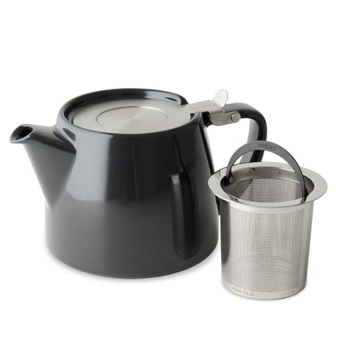 Stump Teapot with Solid SS Lid & Infuser 18 oz. 3 by Unrest Coffee in Hampden Maine