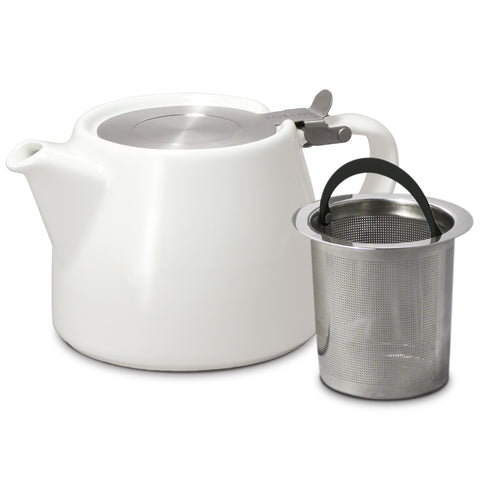 Stump Teapot with Solid SS Lid & Infuser 18 oz. 2 by Unrest Coffee in Hampden Maine