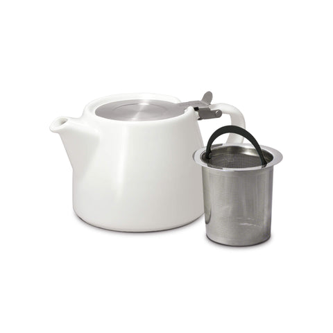 Stump Teapot with Solid SS Lid & Infuser 18 oz. by Unrest Coffee in Hampden Maine