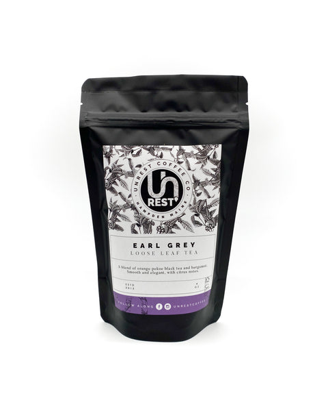 Earl Grey Package 1 by Unrest Coffee in Hampden Maine