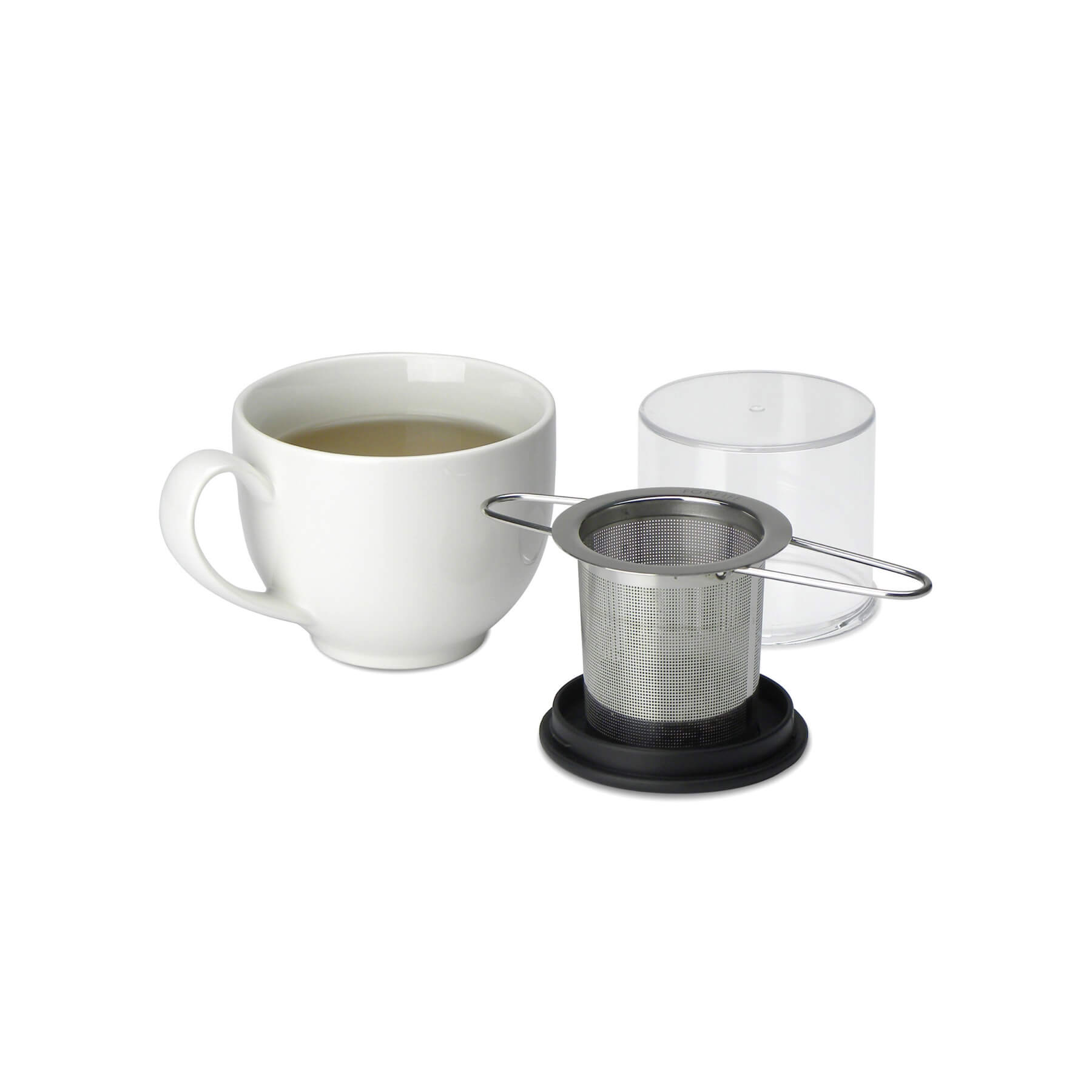 Folding Handle Simple Tea Infuser 4 by Unrest Coffee in Hampden Maine