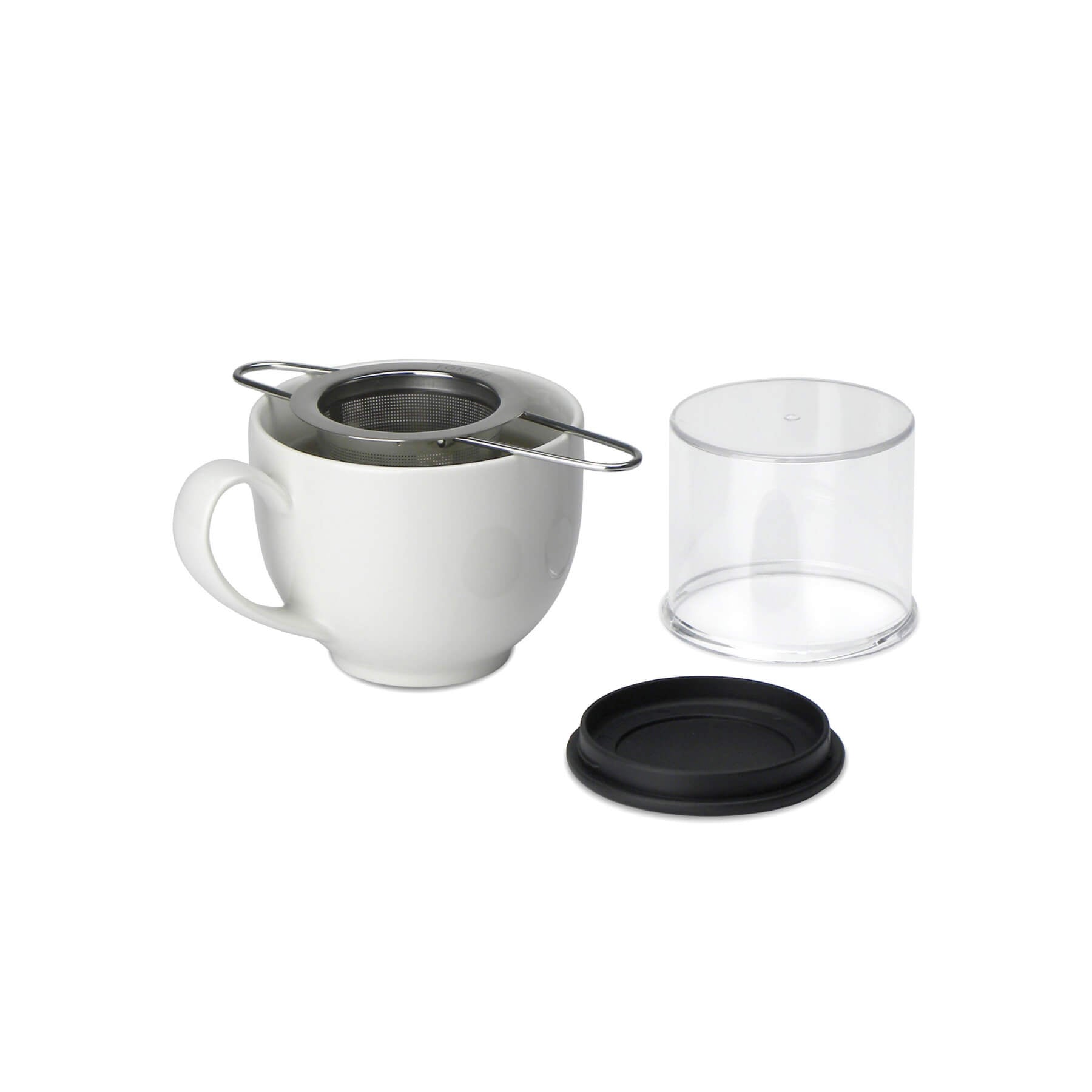 Folding Handle Simple Tea Infuser 1 by Unrest Coffee in Hampden Maine