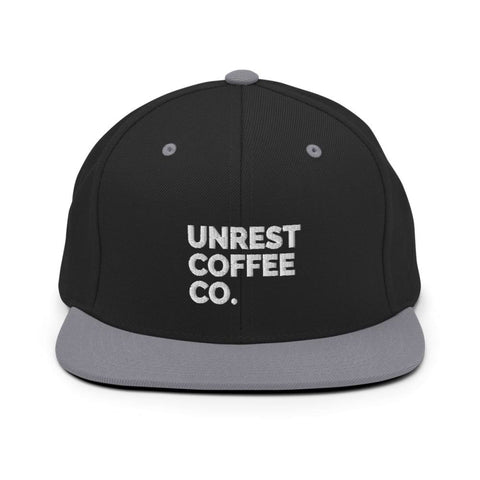 Unrest Coffee Snapback Hat by Unrest Coffee in Hampden Maine