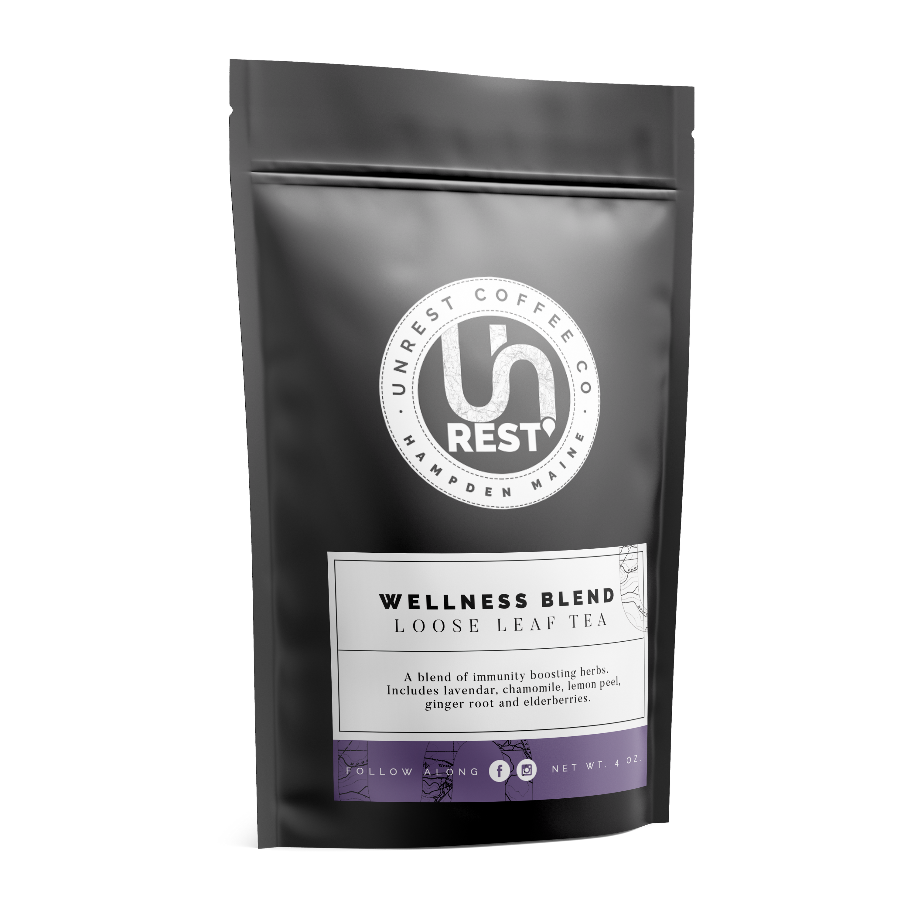 Wellness Blend by Unrest Coffee in Hampden Maine